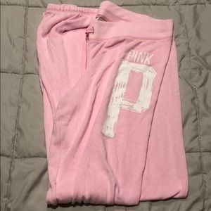 Pink sweatpants
